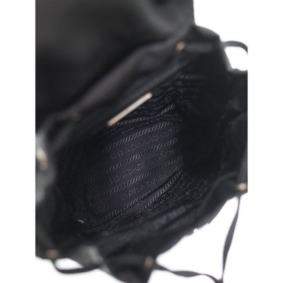 Prada Backpack Type Mini Chain Shoulder Bag Black - Picture 3 of 9